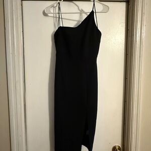Princess Polly Black Asymmetrical Dress
